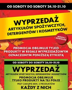 Biedronka - Wyprzedaż