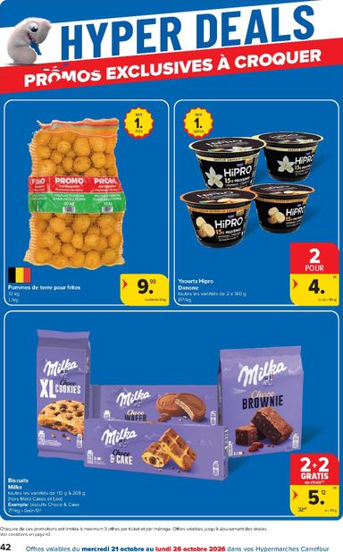 Folder Carrefour - Carrefour Hypermarchés van 21/10 tot 02/11 - side 42