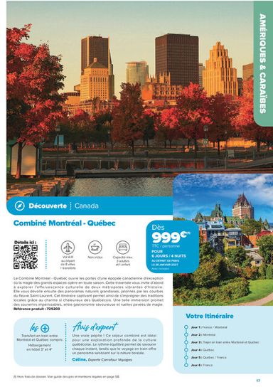 Catalogue Carrefour Market - Carrefour Market - Séjours & Circuits valable dès le 14/08 au 30/10 - page 17