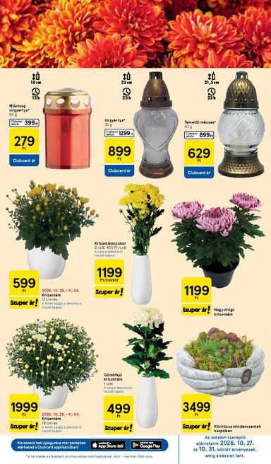 Akciós újság Tesco - Tesco szupermarket érvényes 10.29.-tól 11.04.-ig - 7 oldal