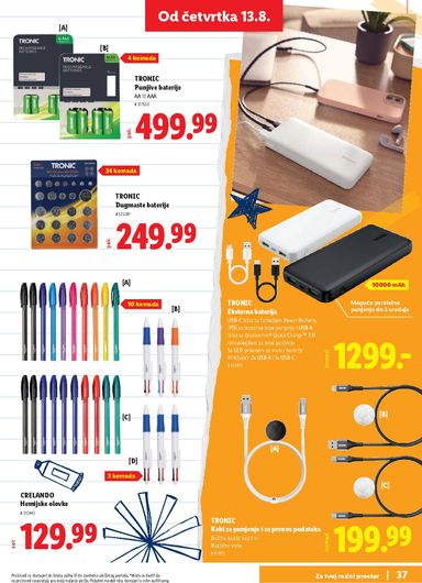 Katalog Lidl - Lidl - Back to school od 30.07 do 31.10 - strana 37