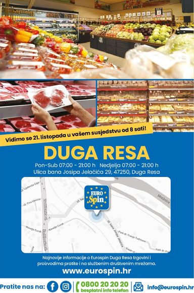 Katalog Eurospin - Eurospin - Novo otvorenje - Duga Resa vrijedi od 21.10. do 27.10. - stranica 20