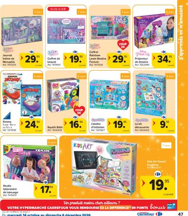 Folder Carrefour - Carrefour - Catalogue Jouets van 14/10 tot 06/12 - side 47
