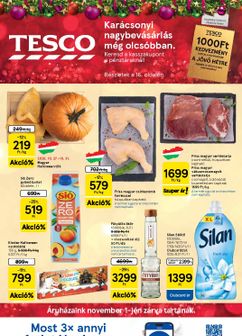 Tesco akciós újság, érvényes csütörtöktől 10.29.