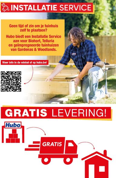 Folder Hubo - Hubo - Tuinhuis catalogus van 02/07 tot 31/12 - side 55