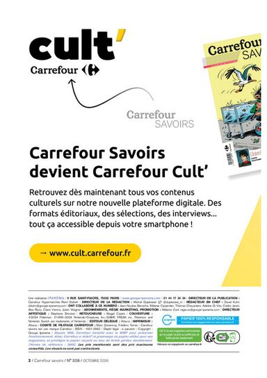 Catalogue Carrefour Market - Carrefour Market - A Chacun Sa Culture valable dès le 01/10 au 31/10 - page 2