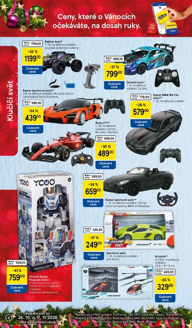 Leták Tesco - Tesco - Vánoční katalog hraček od 26.10. do 17.11. - strana 8