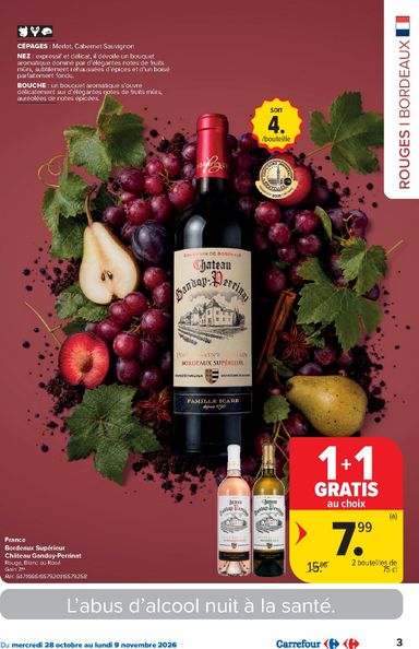 Folder Carrefour - Carrefour - Foire aux vins van 28/10 tot 09/11 - side 3