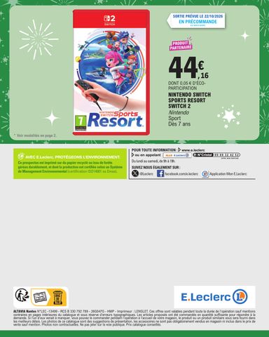 Catalogue E.Leclerc - E.Leclerc - Jouets de Noël valable dès le 20/10 au 05/12 - page 132