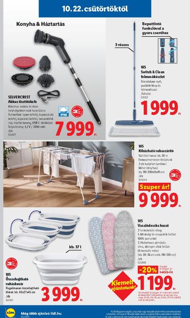 Akciós újság Lidl - Lidl érvényes 10.22.-tól 10.28.-ig - 34 oldal