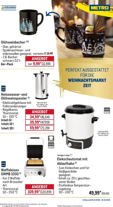 Prospekt METRO - Metro - Monats-Menü gültig ab 01.10. bis 31.10. - seite 8