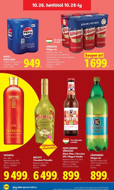 Akciós újság Lidl - Lidl érvényes 10.22.-tól 10.28.-ig - 72 oldal