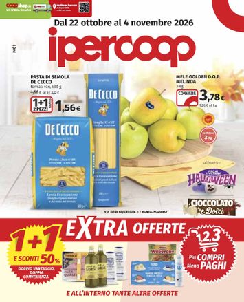 Volantino Ipercoop - Ipercoop valido dal 22/10 al 04/11 - pagina 1