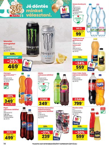 Akciós újság Spar - SPAR érvényes 10.29.-tól 11.04.-ig - 14 oldal