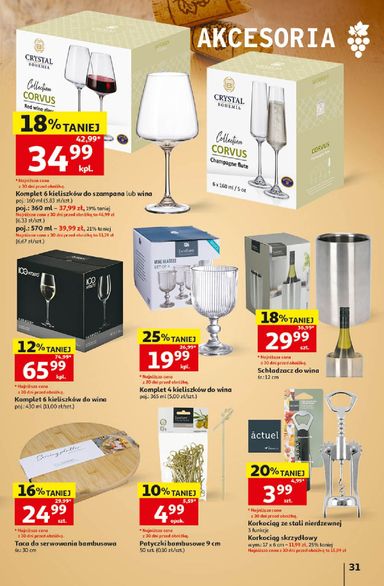 Leták Auchan Poľsko - Hipermarket Auchan Poľsko - Katalog Wino od 05.10. do 31.10. - strana 31