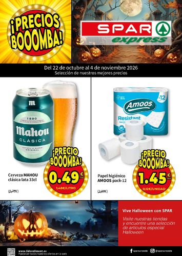 Folleto SPAR - SPAR - Express del 22/10 al 04/11 - página 1
