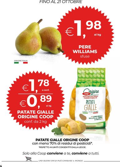 Volantino Coop Firenze - Coop Firenze - Vicino a Te valido dal 15/10 al 28/10 - pagina 4
