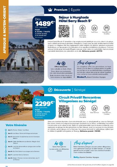 Catalogue Carrefour - Carrefour - Séjours & Circuits valable dès le 14/08 au 31/03 - page 24