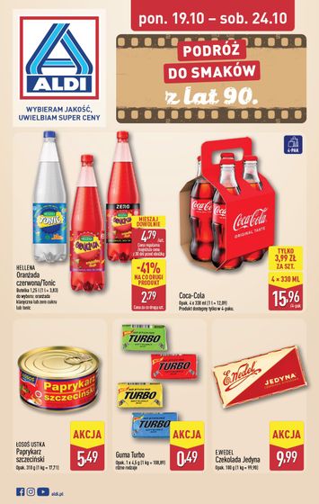 Gazetka ALDI - ALDI - Smakowita podróż od 19.10. do 24.10. - strona 1