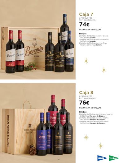 Folleto El Corte Inglés - El Corte Inglés - Cestas de Navidad del 09/10 al 25/12 - página 77