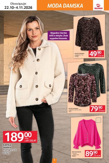 Gazetka Selgros - Selgros cash&carry - Katalog Tekstylia od 22.10. do 04.11. - strona 4