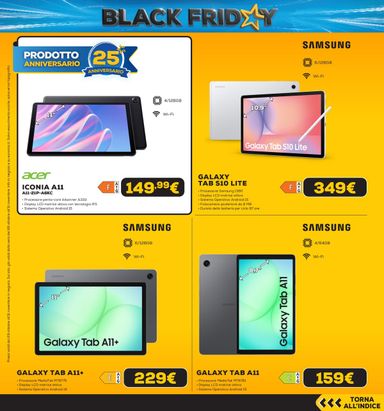 Volantino Euronics - Euronics - Black Friday Anteprima valido dal 29/10 al 11/11 - pagina 16