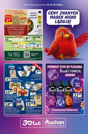 Gazetka Auchan - Hipermarket Auchan - Znane marki od 15.10. do 21.10. - strona 1