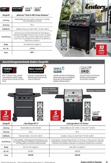 Prospekt toom - Toom - Grills & Zubehör gültig ab 01.03. bis 31.12. - seite 17