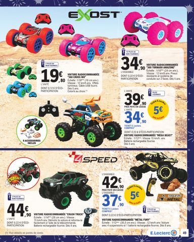 Catalogue E.Leclerc - E.Leclerc - Jouets de Noël valable dès le 20/10 au 05/12 - page 49