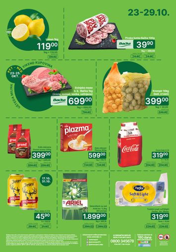 Katalog Univerexport - Univerexport - Nedeljna akcija od petka od 23.10 do 29.10 - strana 1