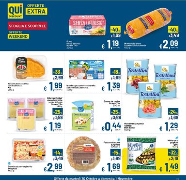 Volantino Qui discount - Qui discount valido dal 20/10 al 01/11 - pagina 13