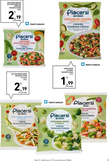 Volantino Conad Superstore - Conad Superstore - Scelte di benessere valido dal 21/10 al 15/11 - pagina 13