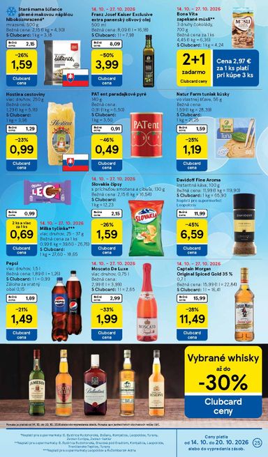 Leták Tesco - Tesco supermarket od 14.10. do 20.10. - strana 25