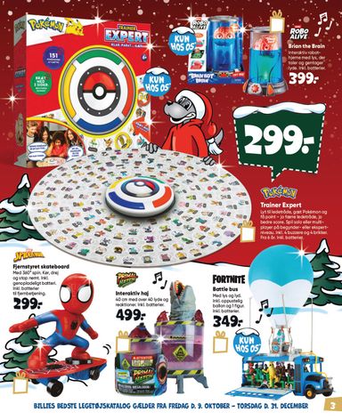 Brochurer Bilka - Bilka - Billies bedste legetøjskatalog gyldig fra 09.10. til 31.12. - side 3