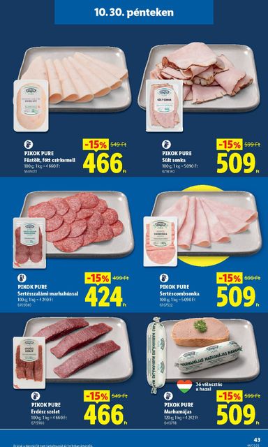 Akciós újság Lidl - Lidl érvényes 10.29.-tól 11.04.-ig - 43 oldal