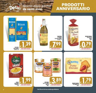 Volantino Decò - Decò - Supermercati/Maxistore Lipari valido dal 23/10 al 02/11 - pagina 6