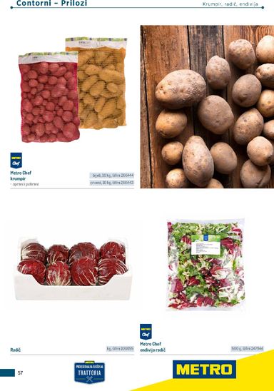 Katalog Metro - Metro - Poslovna rješenja - Trattoria vrijedi od 04.03. do 31.12. - stranica 57