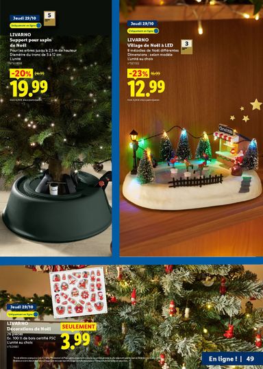 Catalogue Lidl - Lidl - Noël valable dès le 29/10 au 27/12 - page 49