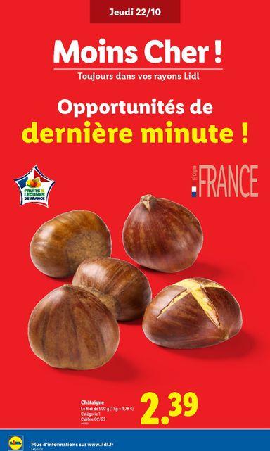 Catalogue Lidl - Lidl valable dès le 22/10 au 28/10 - page 4