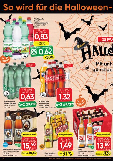 SPAR-Flugblatt - SPAR gültig ab 22.10. bis 04.11. - seite 10