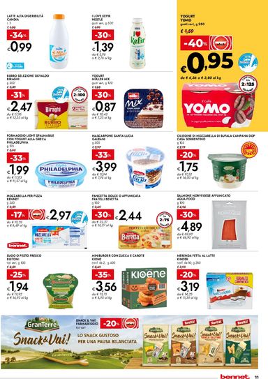 Volantino Bennet - Bennet - Spaccaprezzi valido dal 22/10 al 04/11 - pagina 11