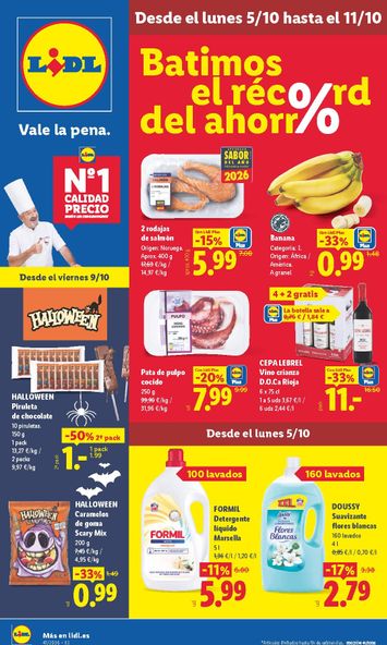 Folleto Lidl - Lidl del 05/10 al 11/10 - página 1