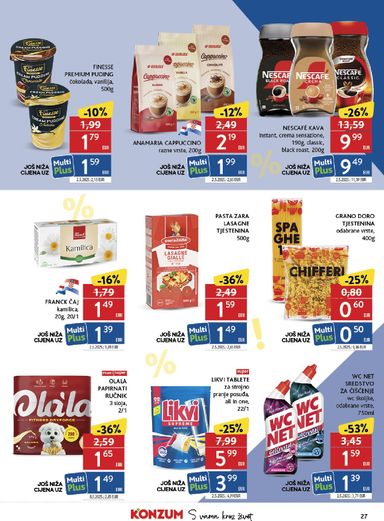 Katalog Konzum - Konzum vrijedi od 28.10. do 03.11. - stranica 27