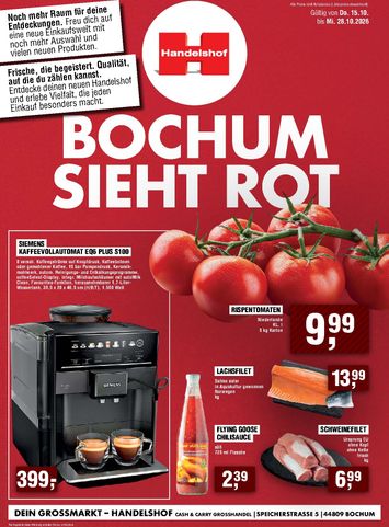 Prospekt Handelshof - Handelshof - Eröffnung gültig ab 15.10. bis 28.10. - seite 1