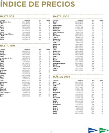 Folleto El Corte Inglés - El Corte Inglés - Cestas de Navidad del 09/10 al 25/12 - página 87