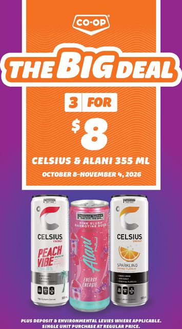 Flyer Co-op - Coop - Monthly Deals valid since 10-08 until 11-04 - page 1