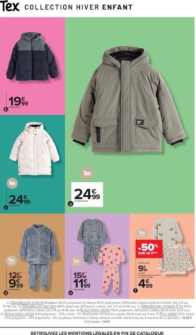 Catalogue Carrefour - Carrefour - Tex Catalogue Hiver valable dès le 20/10 au 02/11 - page 15