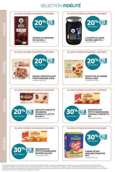 Catalogue Super U - Super U - Ma sélection Carte U valable dès le 05/10 au 01/11 - page 24