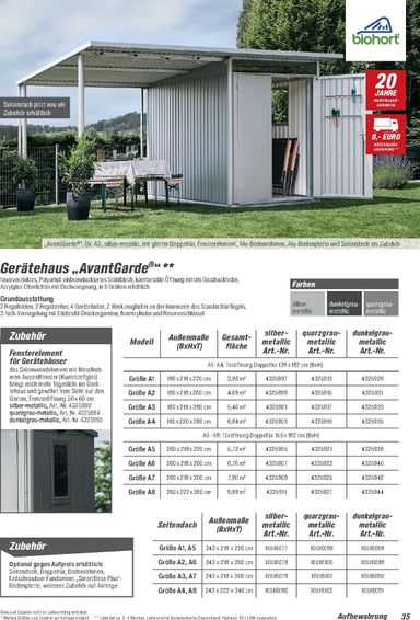 Prospekt toom - Toom - Gartenhäuser & Carports gültig ab 01.03. bis 31.12. - seite 35