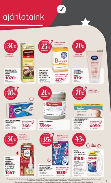 Akciós újság Rossmann - Rossmann érvényes 10.19.-tól 10.30.-ig - 3 oldal